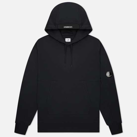 Мужская толстовка C.P. Company Diagonal Raised Fleece Hooded Total Eclipse