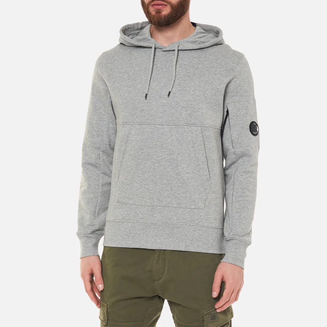 C.P. Company Мужская толстовка Diagonal Raised Fleece Hooded
