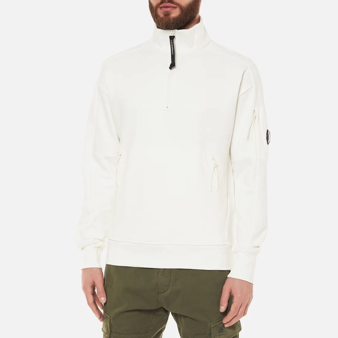 C.P. Company Мужская толстовка Diagonal Raised Fleece Utility