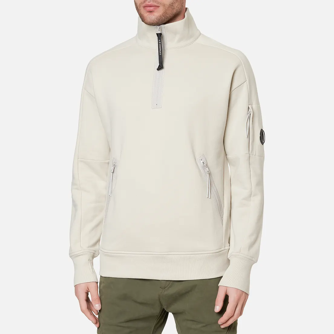 C.P. Company Мужская толстовка Diagonal Raised Fleece Utility