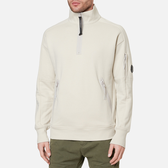 Мужская толстовка C.P. Company Diagonal Raised Fleece Utility Sandshell
