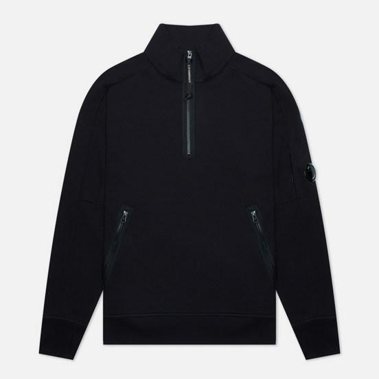 Мужская толстовка C.P. Company Diagonal Raised Fleece Utility Total Eclipse