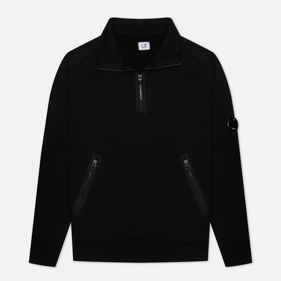 Мужская толстовка C.P. Company Diagonal Raised Fleece Utility Black