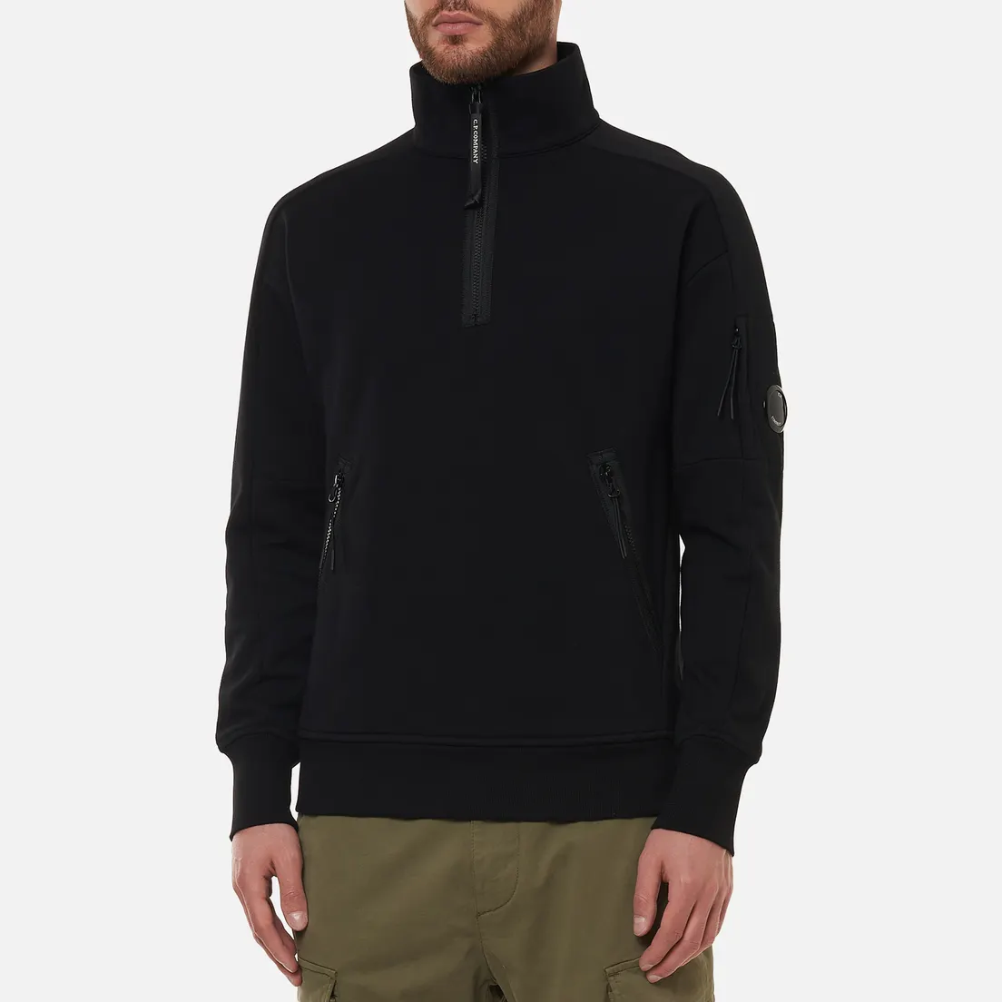 C.P. Company Мужская толстовка Diagonal Raised Fleece Utility