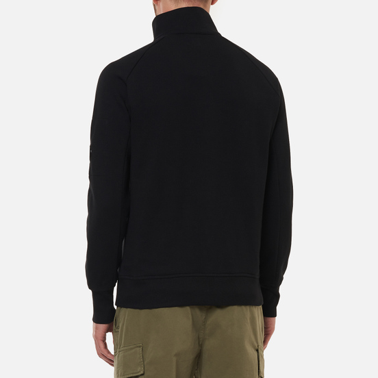 Мужская толстовка C.P. Company Diagonal Raised Fleece Utility Black