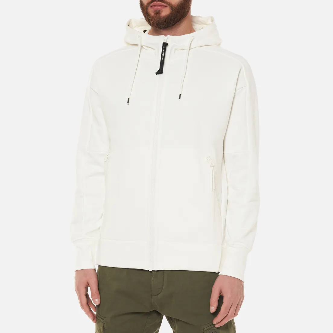 C.P. Company Мужская толстовка Diagonal Raised Fleece Goggle Hoodie