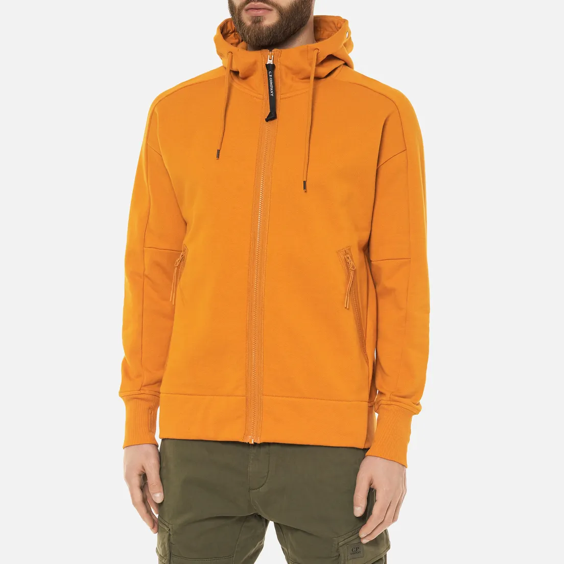 C.P. Company Мужская толстовка Diagonal Raised Fleece Goggle Hoodie