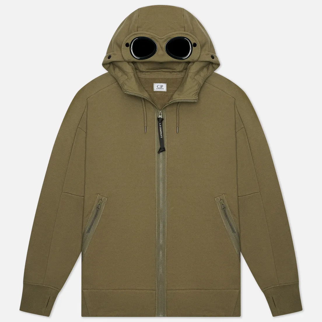 C.P. Company Мужская толстовка Diagonal Raised Fleece Goggle Hoodie