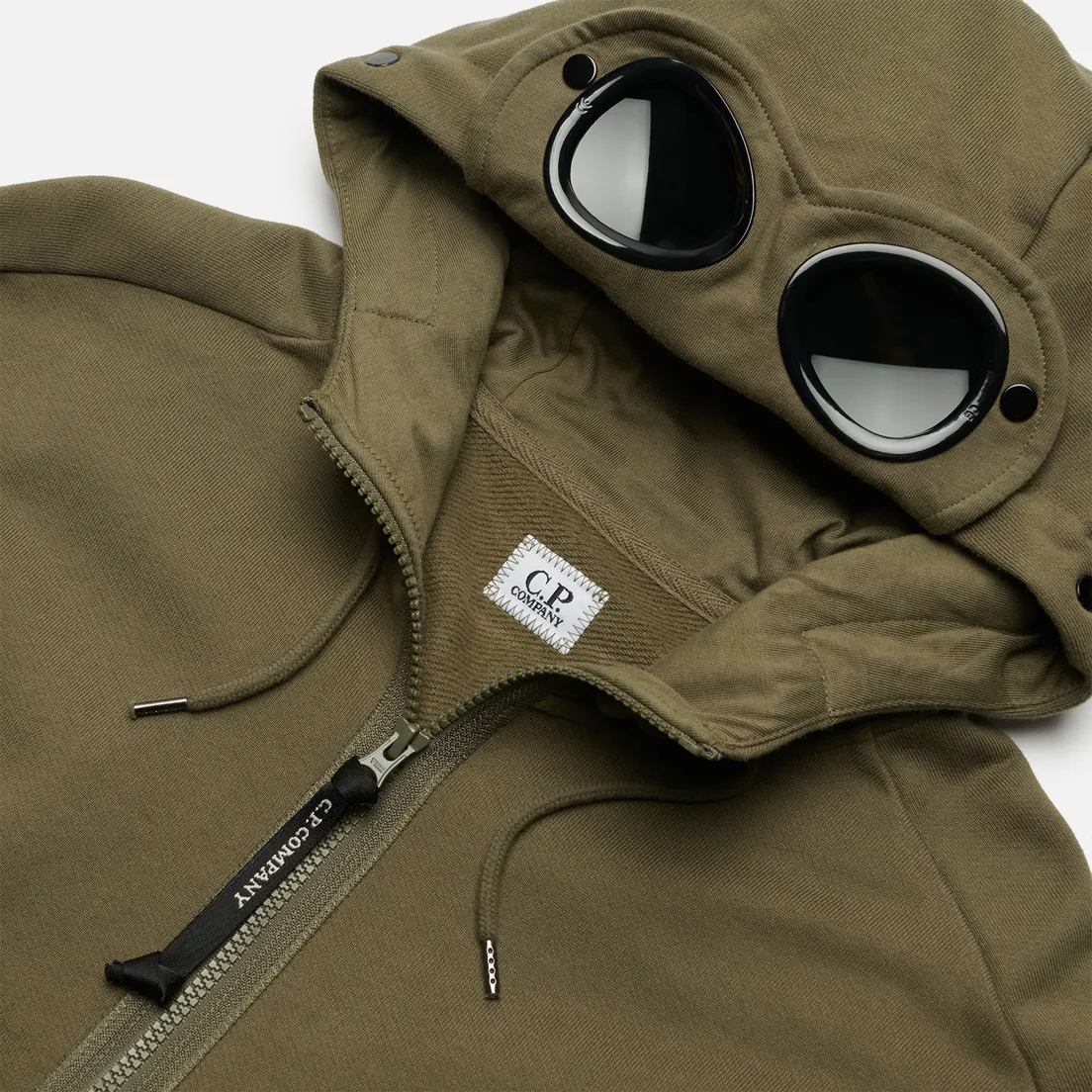 C.P. Company Мужская толстовка Diagonal Raised Fleece Goggle Hoodie