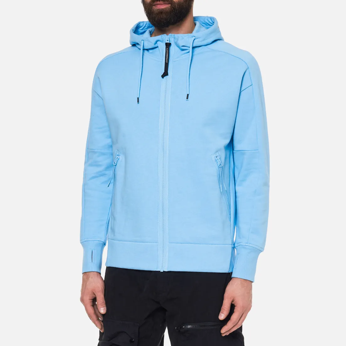 C.P. Company Мужская толстовка Diagonal Raised Fleece Goggle Hoodie