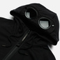Мужская толстовка C.P. Company Diagonal Raised Fleece Goggle Hoodie Black фото - 1