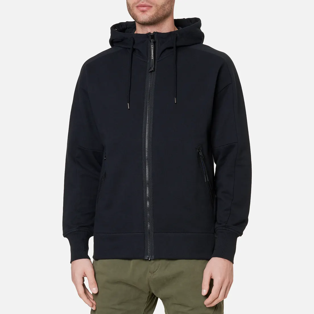 C.P. Company Мужская толстовка Diagonal Raised Fleece Goggle Hoodie