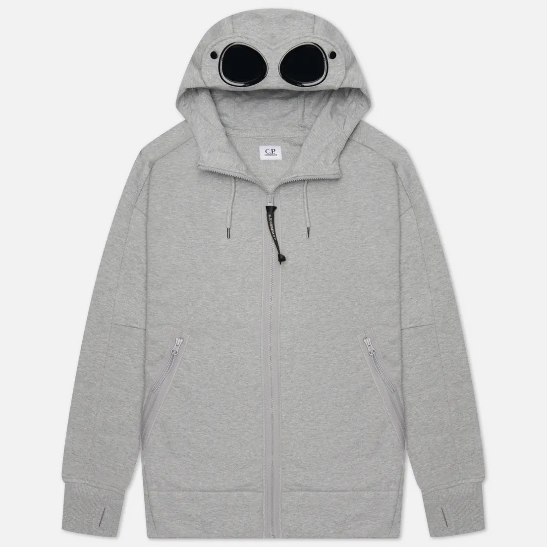 C.P. Company Мужская толстовка Diagonal Raised Fleece Goggle Hoodie