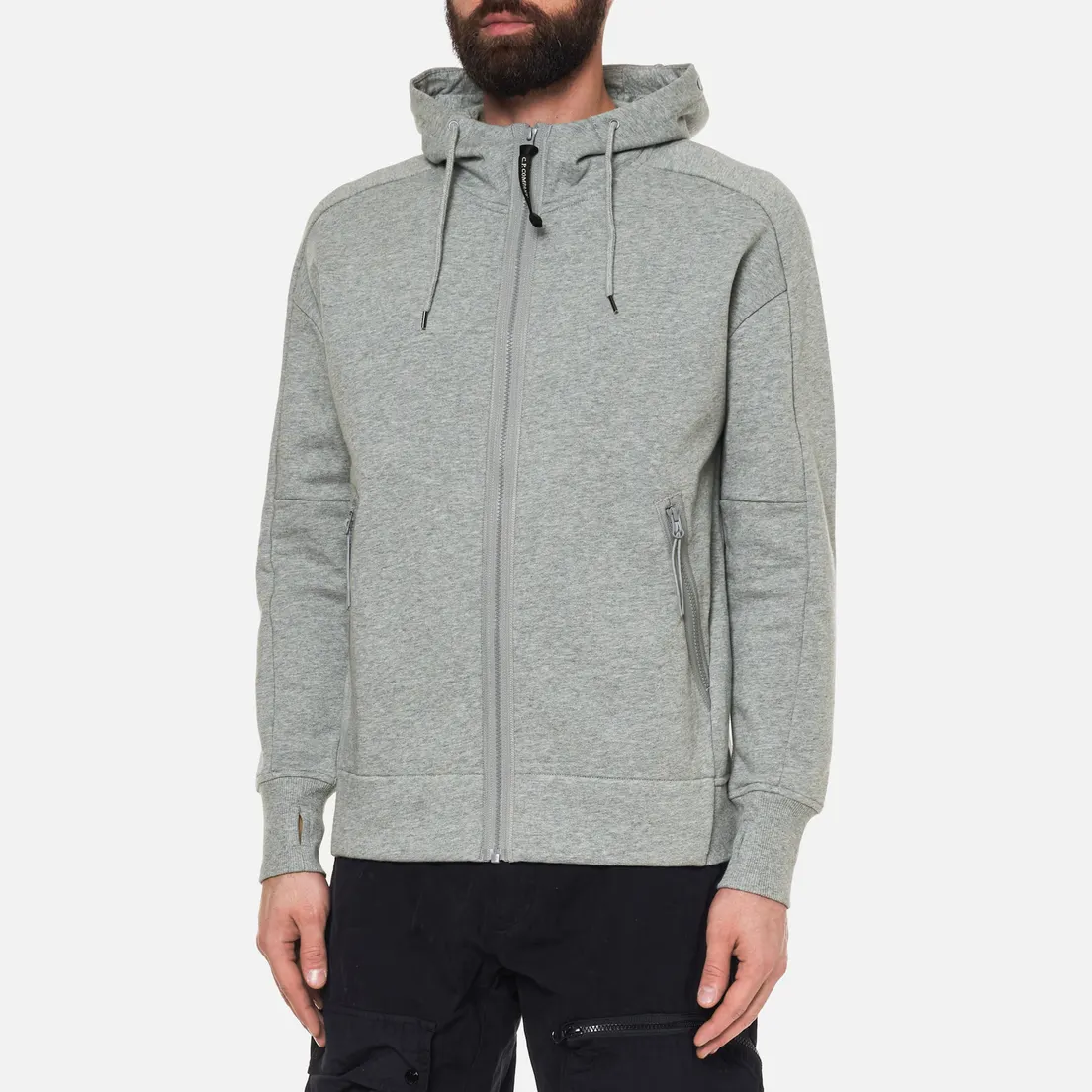 C.P. Company Мужская толстовка Diagonal Raised Fleece Goggle Hoodie