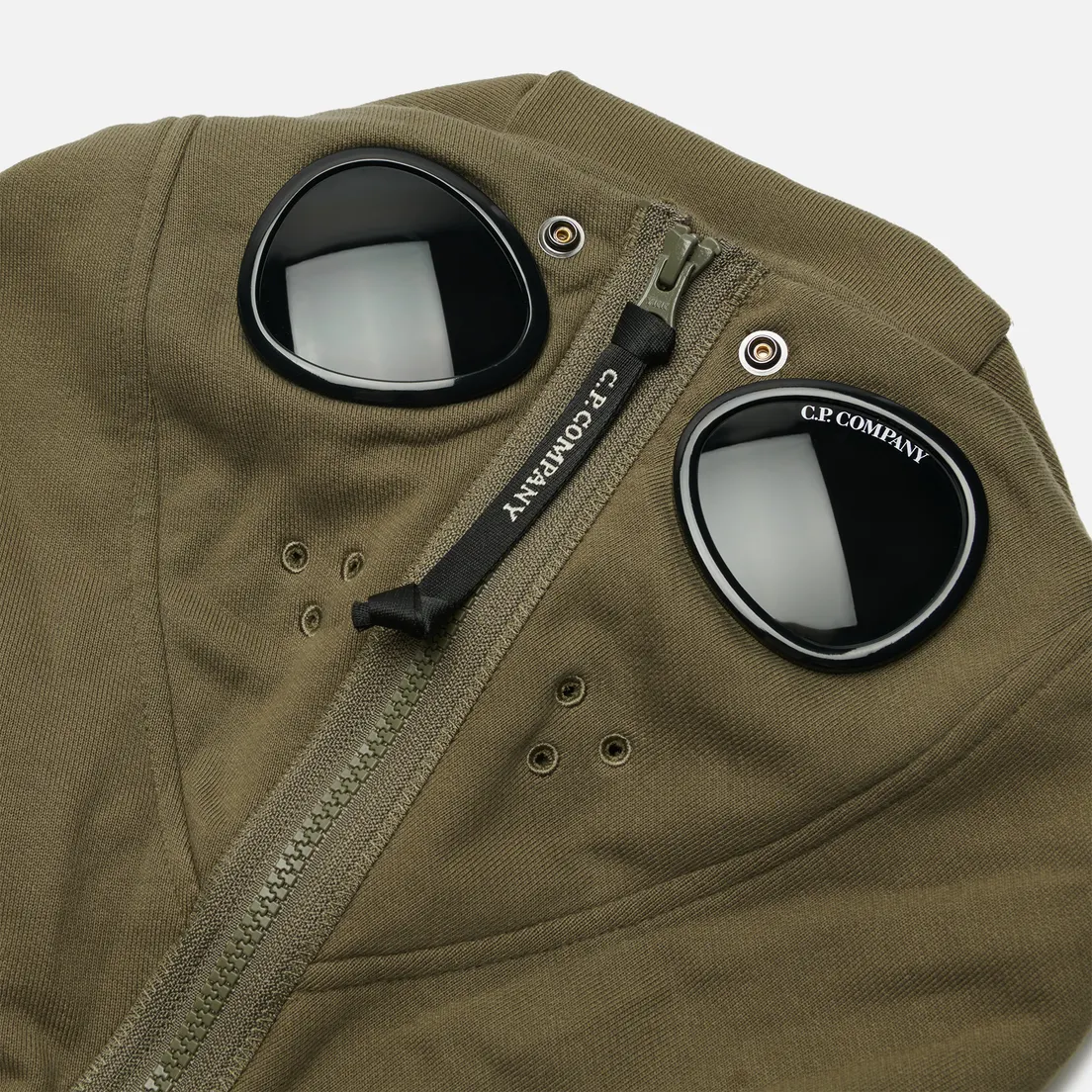 C.P. Company Мужская толстовка Diagonal Raised Fleece Explorer Goggle Hoodie