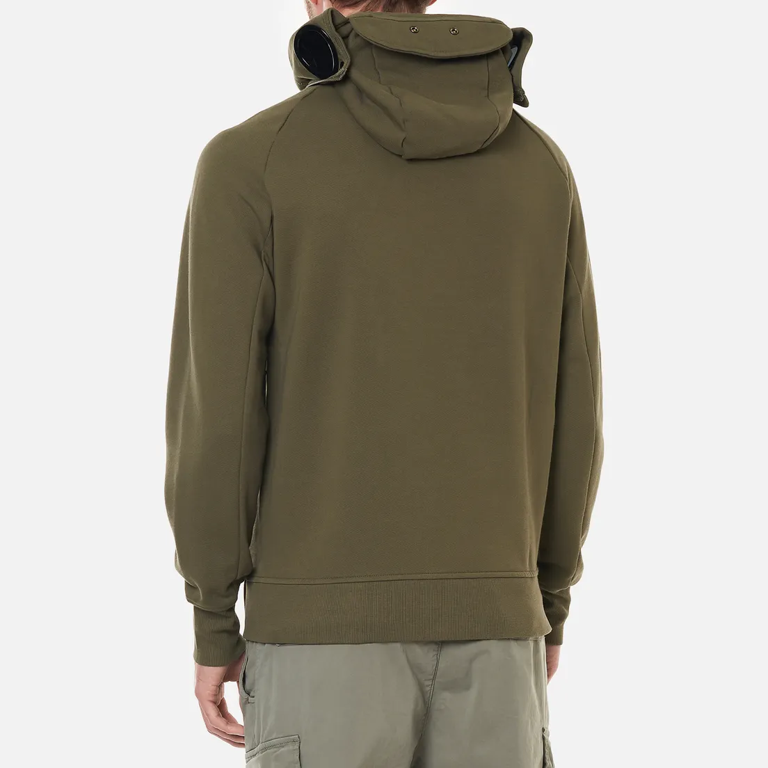 C.P. Company Мужская толстовка Diagonal Raised Fleece Explorer Goggle Hoodie