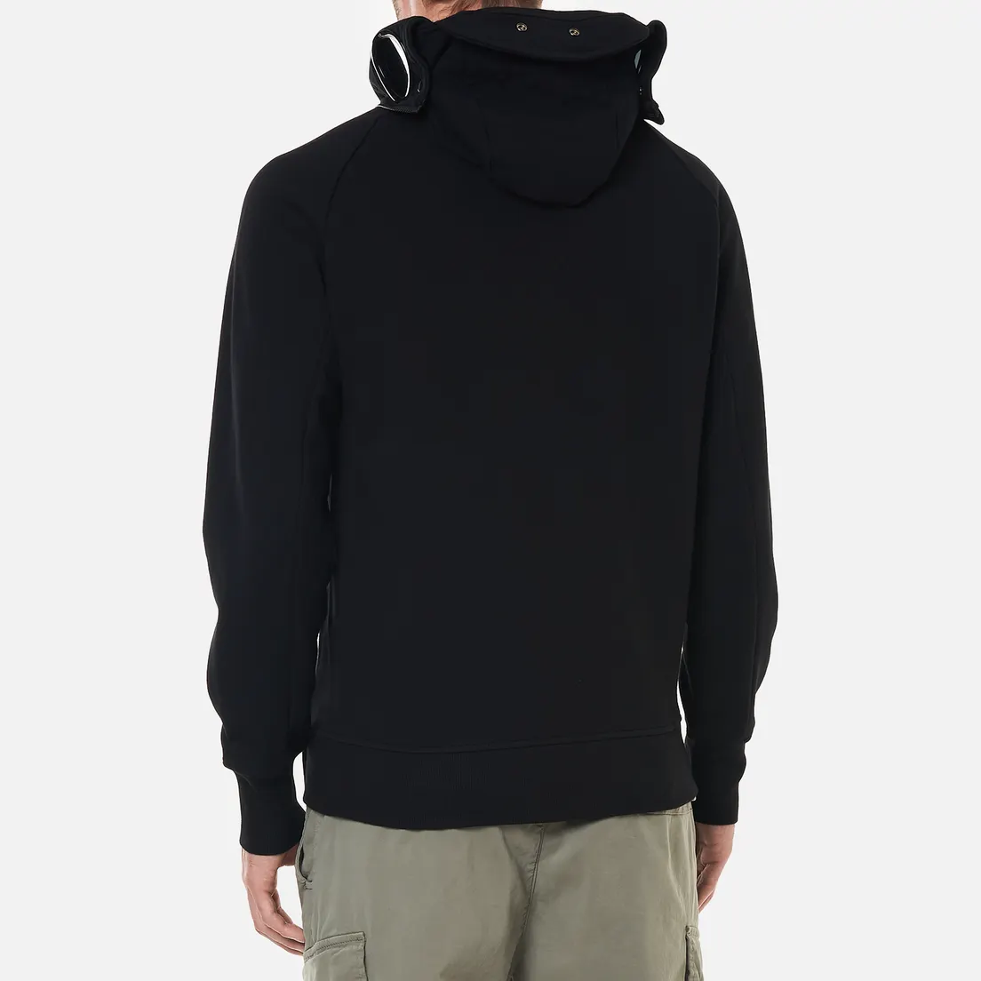C.P. Company Мужская толстовка Diagonal Raised Fleece Explorer Goggle Hoodie