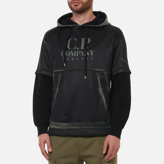Мужская толстовка C.P. Company Tracery Goggle Hoodie Black