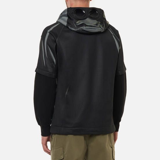 Мужская толстовка C.P. Company Tracery Goggle Hoodie Black