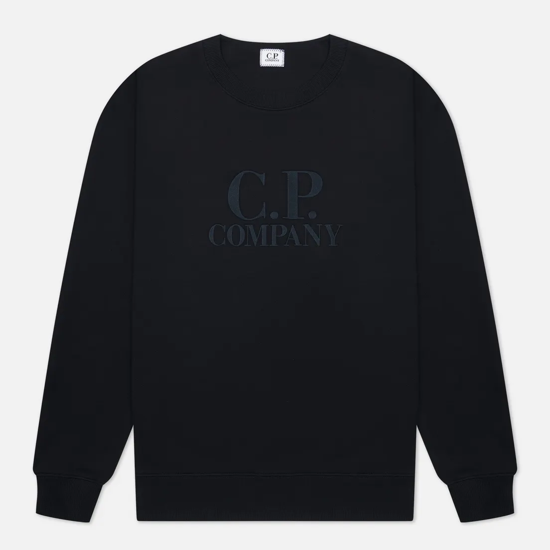 C.P. Company Мужская толстовка Diagonal Raised Fleece Logo Crew Neck