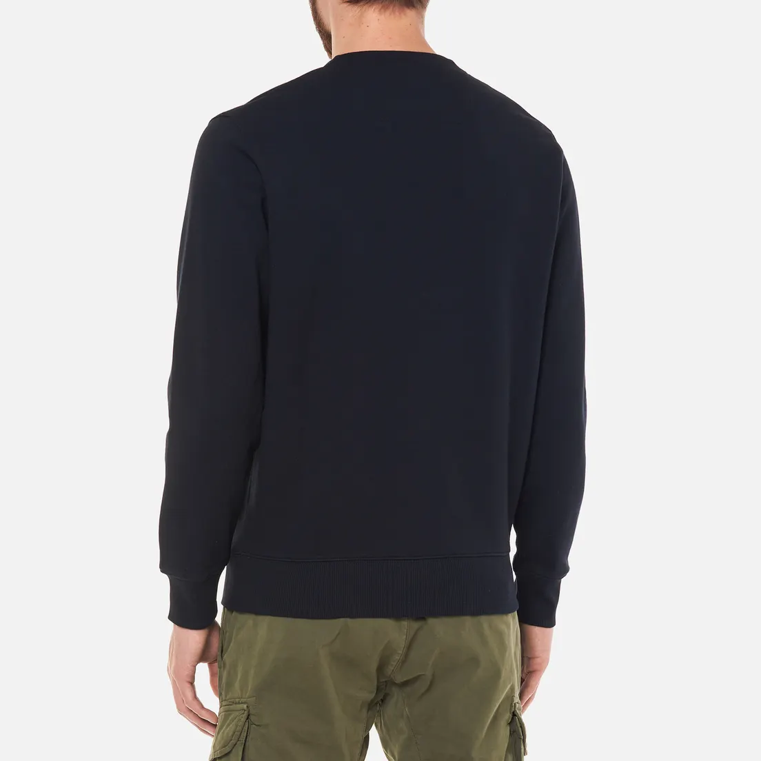 C.P. Company Мужская толстовка Diagonal Raised Fleece Logo Crew Neck
