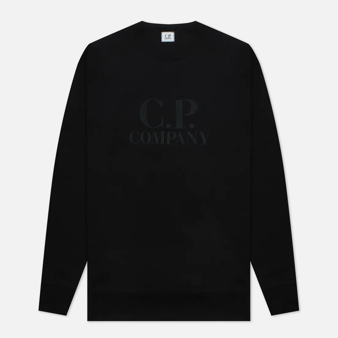 C.P. Company Мужская толстовка Diagonal Raised Fleece Logo Crew Neck
