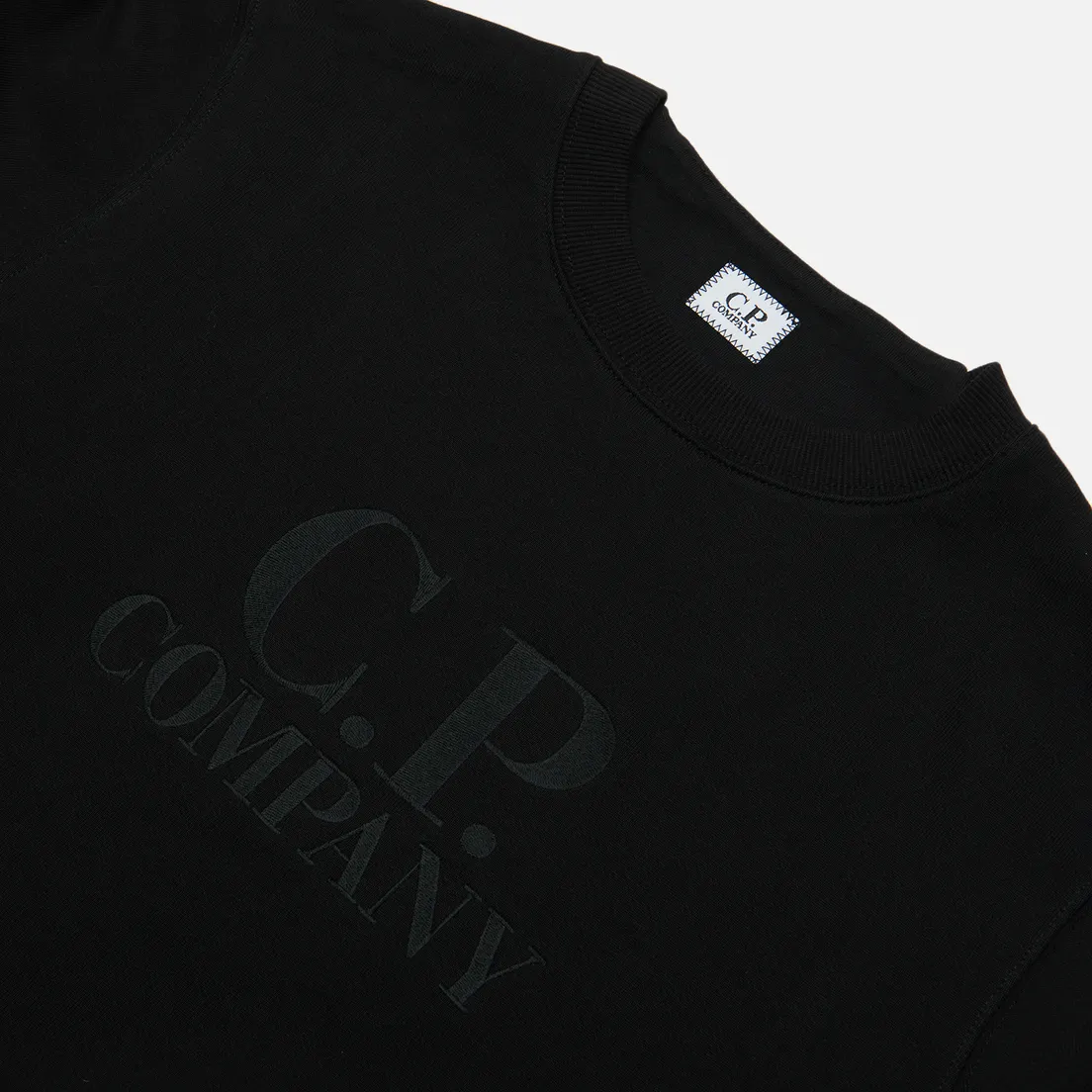 C.P. Company Мужская толстовка Diagonal Raised Fleece Logo Crew Neck