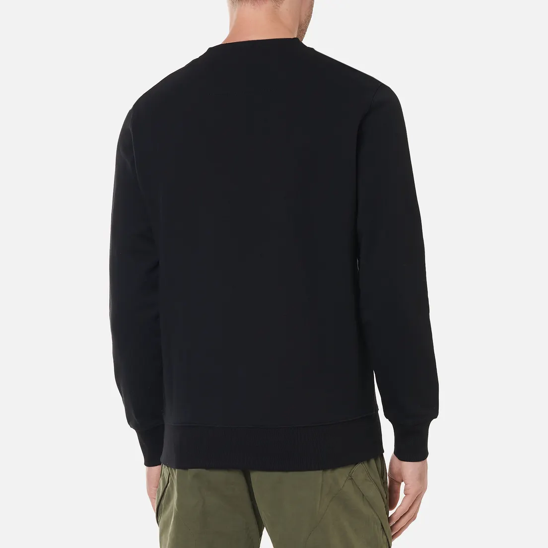 C.P. Company Мужская толстовка Diagonal Raised Fleece Logo Crew Neck