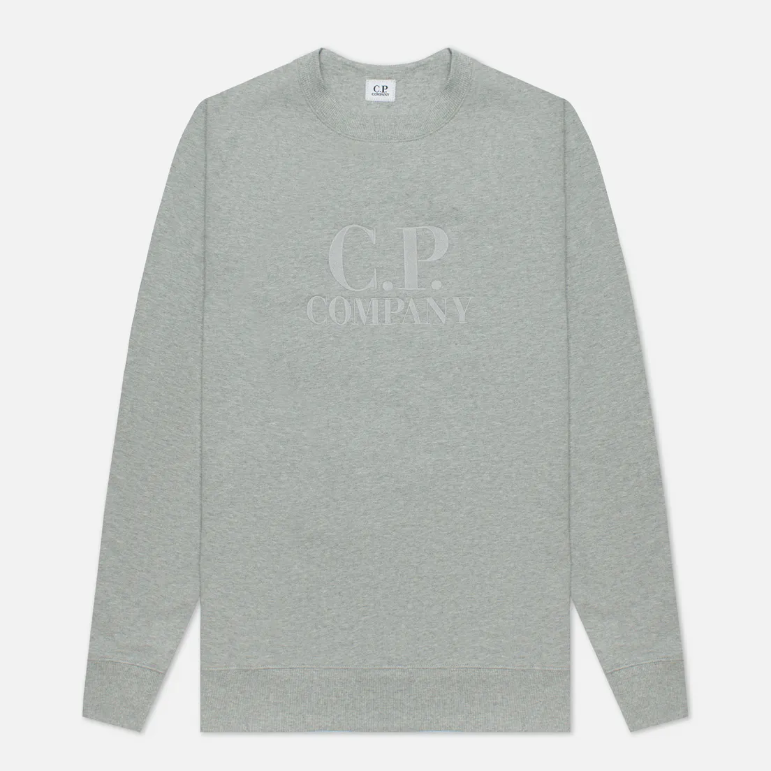 C.P. Company Мужская толстовка Diagonal Raised Fleece Logo Crew Neck