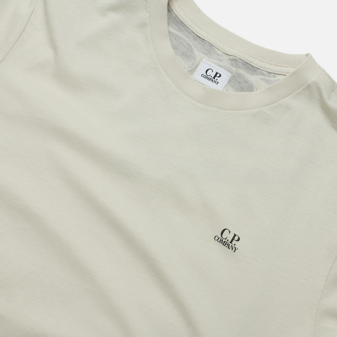 Мужская футболка C.P. Company, цвет бежевый, размер S 11CMTS037A005100W 116 Jersey Goggle Print - фото 2
