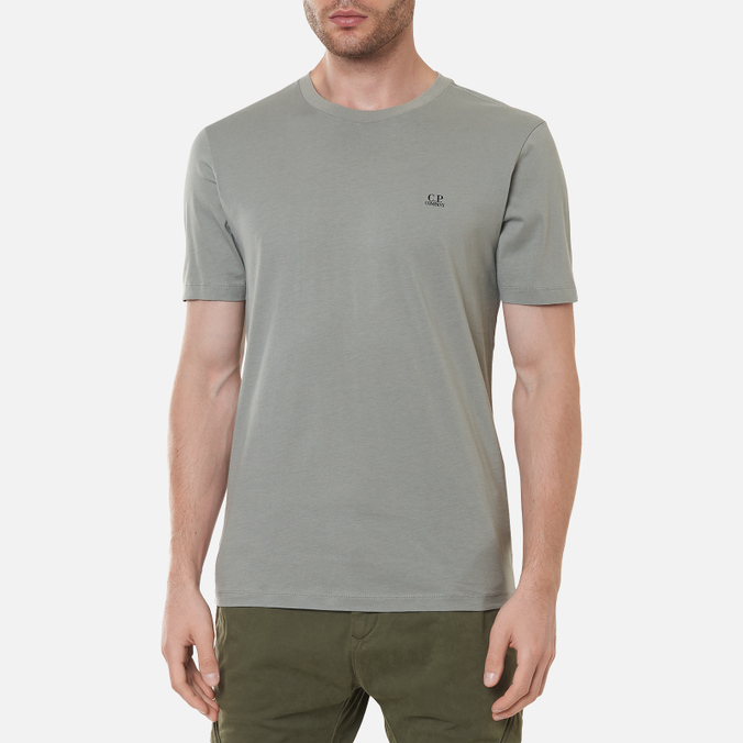 Мужская футболка C.P. Company, цвет серый, размер M 11CMTS037A005100W 917 Jersey Goggle Print - фото 4