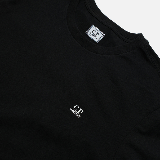 Мужская футболка C.P. Company, цвет чёрный, размер M 11CMTS037A005100W 999 Jersey Goggle Print - фото 2