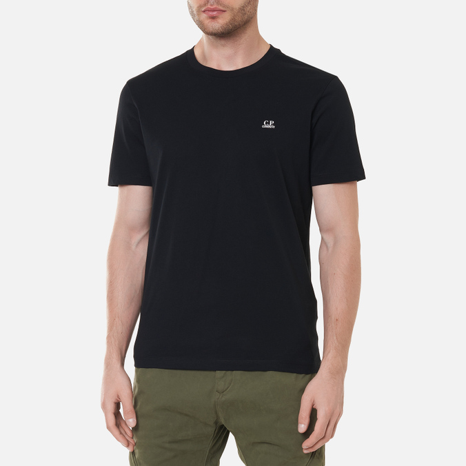Мужская футболка C.P. Company, цвет чёрный, размер M 11CMTS037A005100W 999 Jersey Goggle Print - фото 4