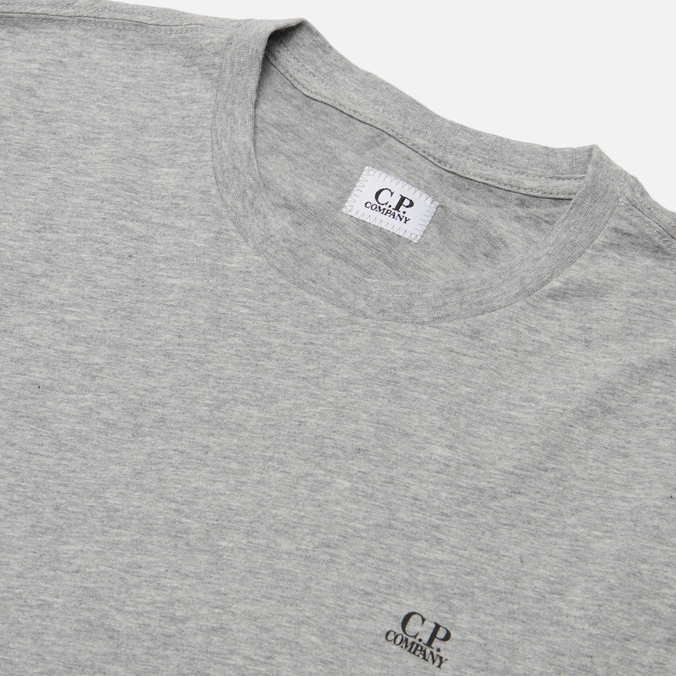 Мужская футболка C.P. Company, цвет серый, размер M 11CMTS037A005100W M93 Jersey Goggle Print - фото 2