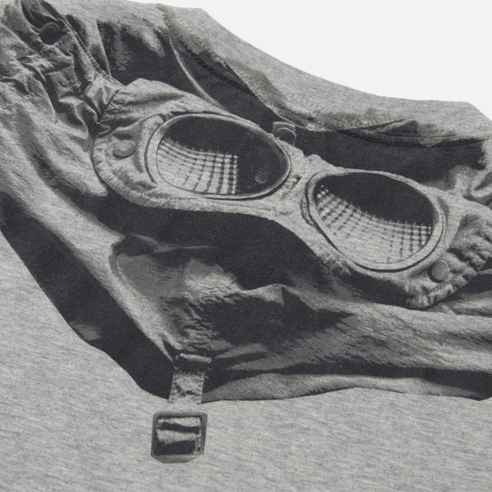 Мужская футболка C.P. Company Jersey Goggle Print Grey Melange