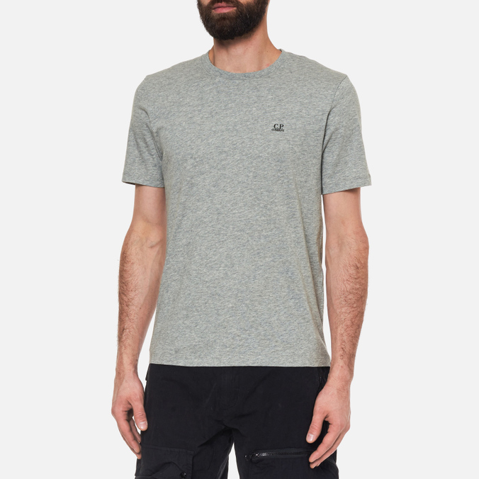 Мужская футболка C.P. Company, цвет серый, размер M 11CMTS037A005100W M93 Jersey Goggle Print - фото 4