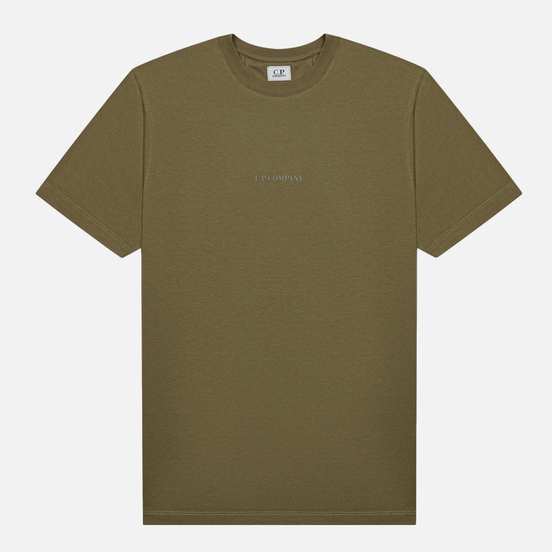 Мужская футболка C.P. Company Jersey Compact Print Stone Grey