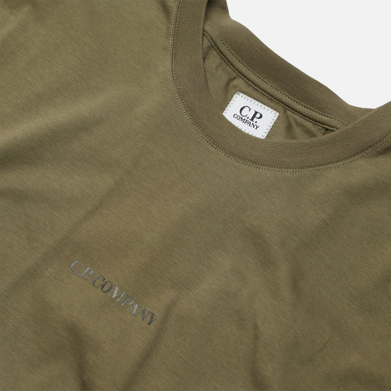 Мужская футболка C.P. Company Jersey Compact Print Stone Grey