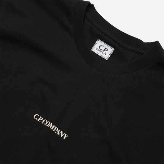 Мужская футболка C.P. Company Jersey Compact Print Black