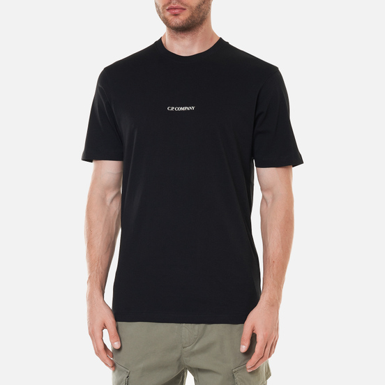 Мужская футболка C.P. Company Jersey Compact Print Black