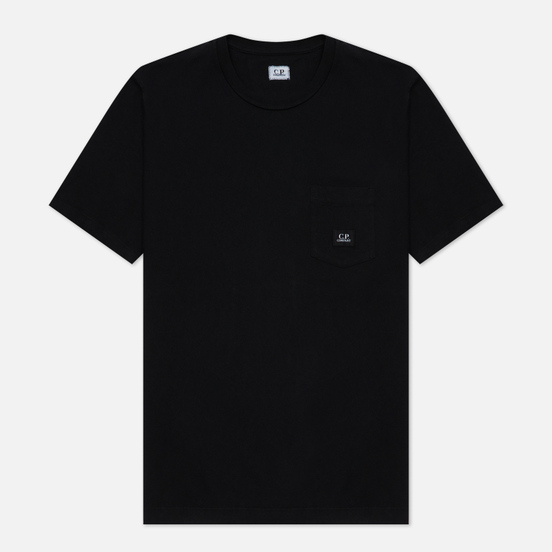 Мужская футболка C.P. Company Open-End Jersey Logo Black