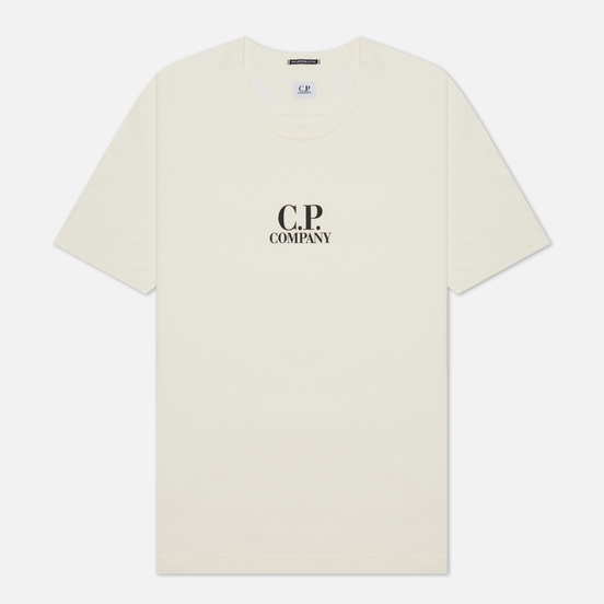 Мужская футболка C.P. Company Mercerized Jersey Gauze White