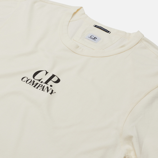 Мужская футболка C.P. Company Mercerized Jersey Gauze White