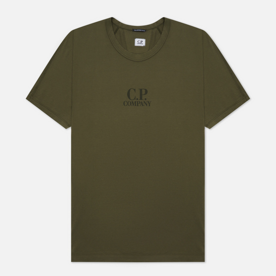 Мужская футболка C.P. Company Mercerized Jersey Stone Grey