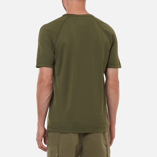 Мужская футболка C.P. Company Mercerized Jersey Stone Grey