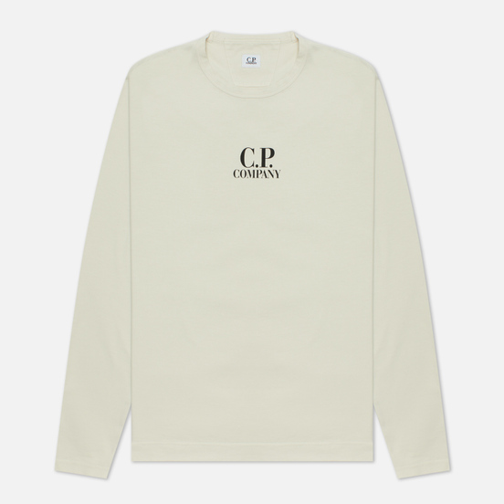 Мужской лонгслив C.P. Company Brushed Jersey Sandshell