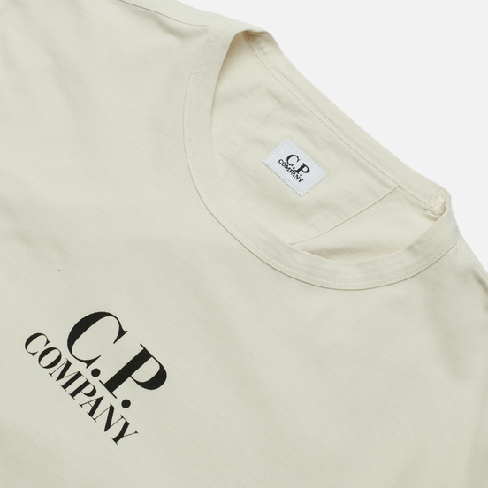 Мужской лонгслив C.P. Company Brushed Jersey Sandshell
