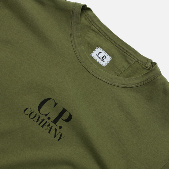 Мужской лонгслив C.P. Company Brushed Jersey Stone Grey