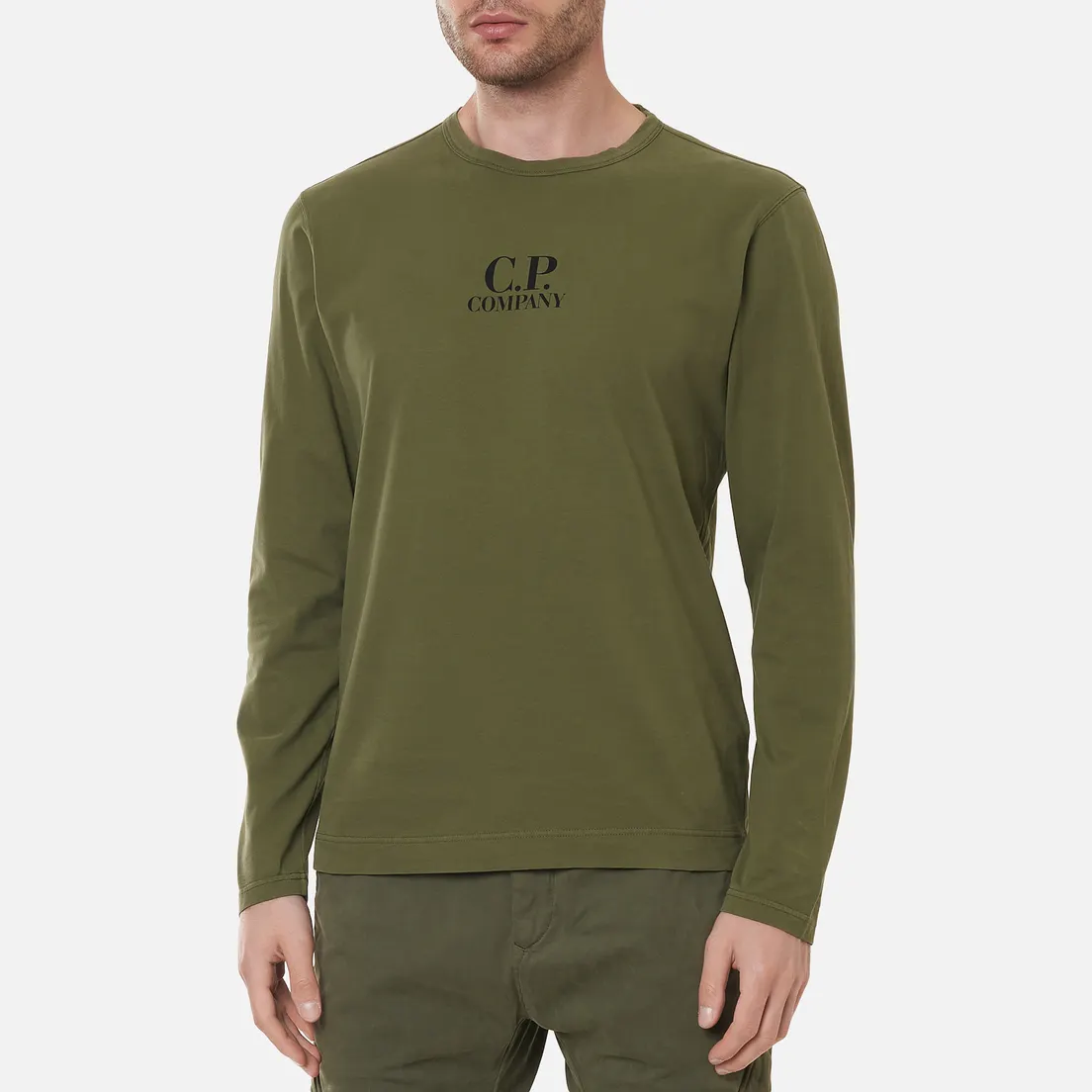 C.P. Company Мужской лонгслив Brushed Jersey