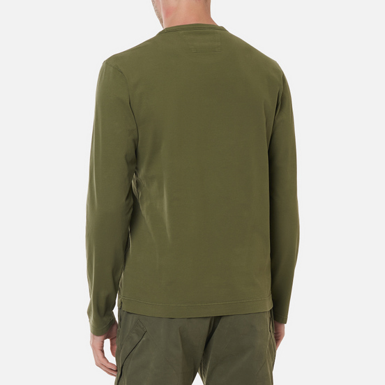 Мужской лонгслив C.P. Company Brushed Jersey Stone Grey